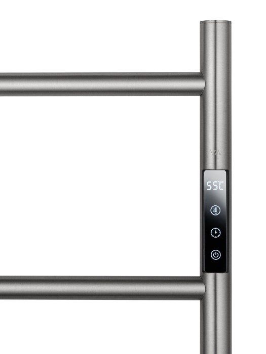 Полотенцесушитель электрический, Wonzon & Woghand Bonn, WW-AL405-BR цвет: никель