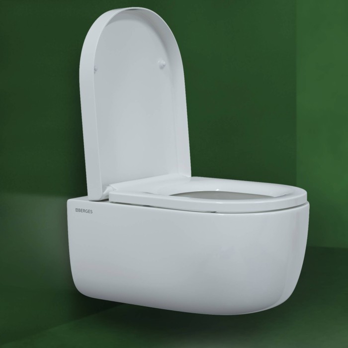 Унитаз BERGES EGO XL, сиденье дюропласт Toma SO, арт. 082124