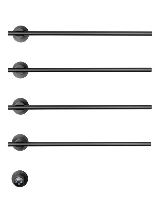 Полотенцесушитель электрический встраиваемый, Wonzon & Woghand Dortmund, WW-A364-GM цвет: графит