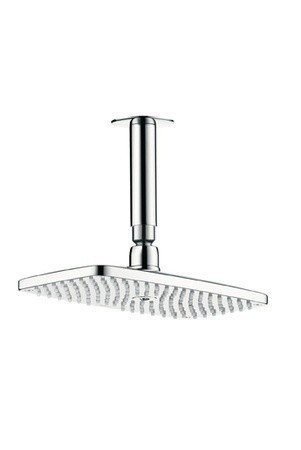 Верхний душ с потолочным кронштейном Raindance E Hansgrohe, хром арт. 27380000