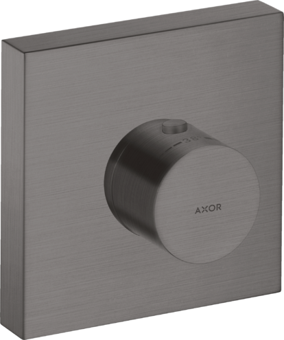 Термостат для душа ShowerSolutions Axor, шлифованный черный хром арт. 10755340