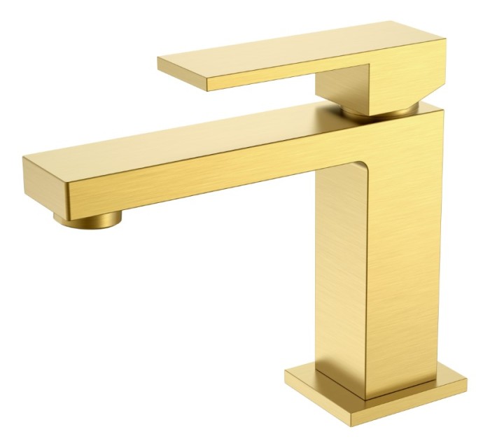 Смеситель для раковины, Matt Gold, Qubic Boheme 471-MG
