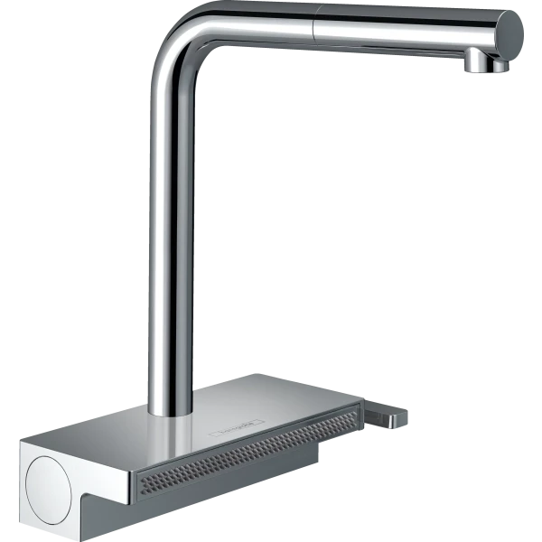 Смеситель для кухни, с вытяжным душем, Hansgrohe Aquno Select M81, хром арт. 73836000