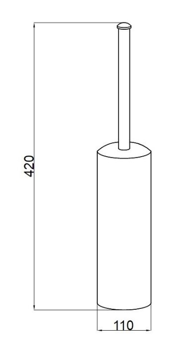 Ершик для унитаза, Boheme palazzo, Boheme 10159