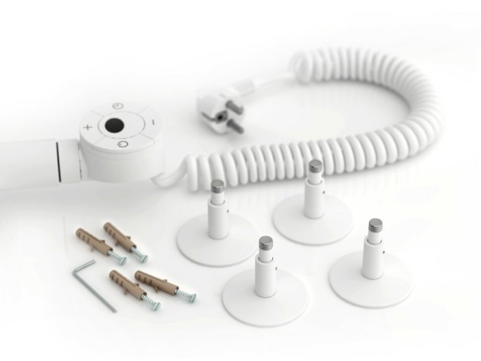 Стилье Электрический полотенцесушитель 800x400, Формат 22, 30522-6040 цвет: матовый белый