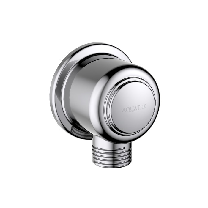 Шланговое подсоединение, Aquatek Классик, хром арт. AQ2461CR