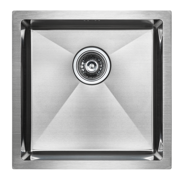 Мойка для кухни нержавеющая 440х440мм Paulmark GERBERG, брашированная нерж.сталь - PM214444-BS