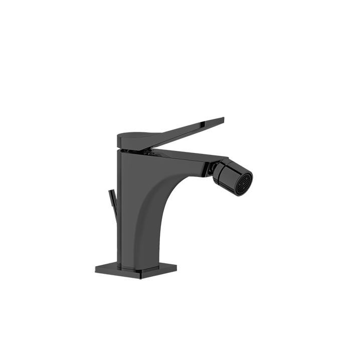 Смеситель для биде на 1 отв., с донным клапаном излив 114мм, Gessi Rilievo, nero xl арт. 59007#299