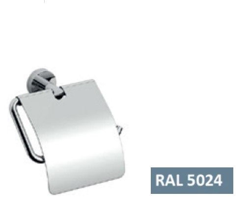 Держатель для туалетной бумаги с крышкой, Giulini Moderna, RAL5024matt арт. RG0813CCRAL5024matt
