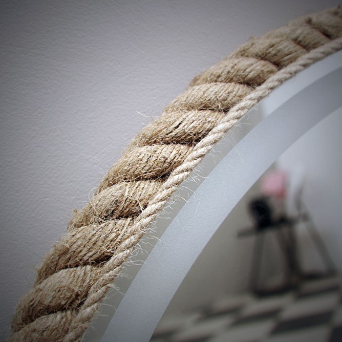 Зеркало D650 декор-канат, сенсорный выключатель с функцией диммера, Azario Бригантина - LED-00002573