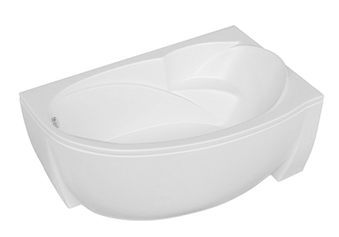 Акриловая ванна асимметричная 170x97 см, правосторонняя, Azario Paolina арт. AV.0071170