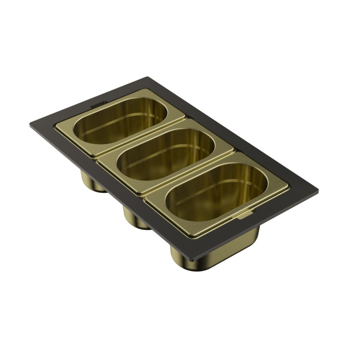 Контейнер Omoikiri DC-04-3-LG, 4999089 цвет: золото