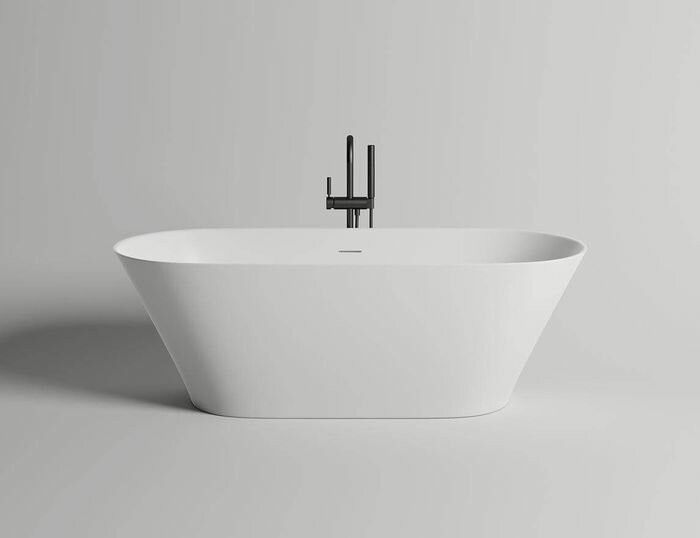 Ванна отдельностоящая 180,7x81, глянцевая, Salini MONA180х80RAL арт. 102911GRH