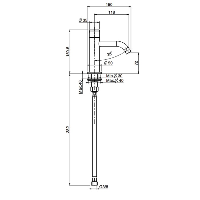Fima Carlo Frattini Кран для раковины, на 1 отв., для холодной воды, Collettivita, F3251OR цвет: золото