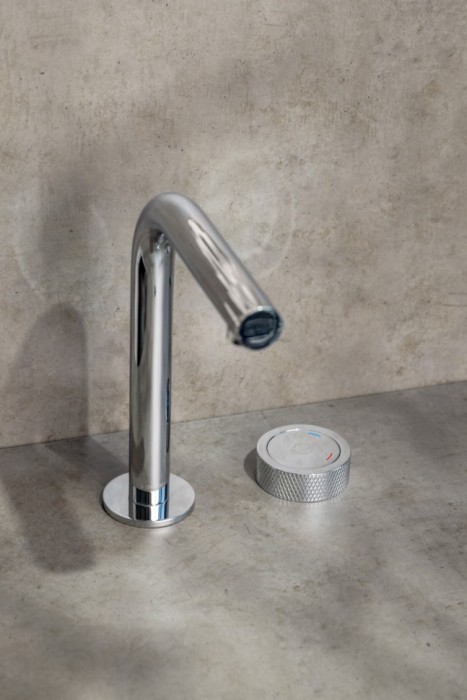 Смеситель автоматический для раковины на 2 отв. Chrome, Boheme Tech - 158-CR