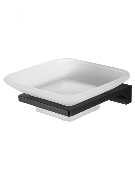 Мыльница с держателем, Wonzon &amp; Woghand Eclipse, WW-9122-BL цвет: черный