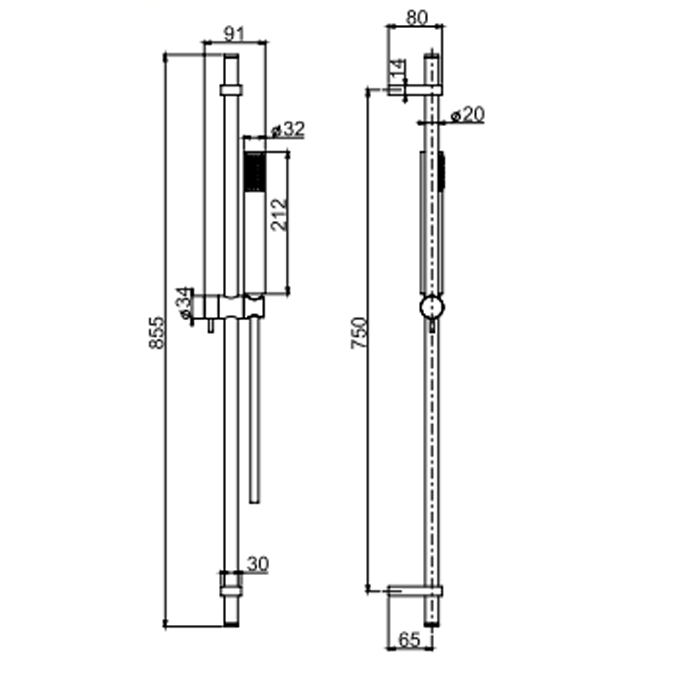 Fima Carlo Frattini Душевой гарнитур в ком-те: стойка, шланг 1500 мм, держатель для душа, ручной душ, Wellness, F2150SN цвет: никель