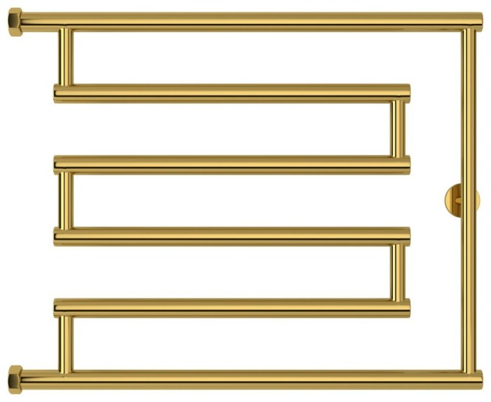 Сунержа Водяной полотенцесушитель 500x650, High-Tech+, 03-4052-5065 цвет: золото