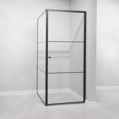 Душевой уголок 900x900мм BERGES Dark, черный арт. 061020R