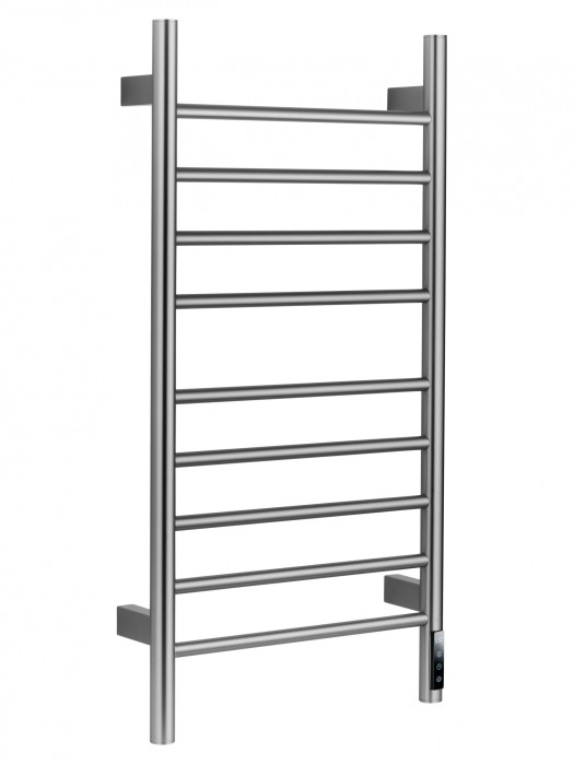 Полотенцесушитель электрический, Wonzon &amp; Woghand Bonn, WW-AL409-BR цвет: никель