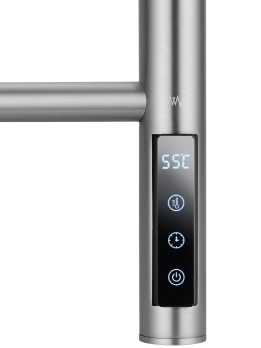 Полотенцесушитель электрический, Wonzon & Woghand Bonn, WW-AL409-BR цвет: никель