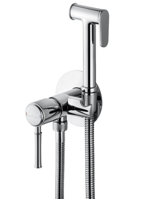 Смеситель с гигиеническим душем встраиваемый, Wonzon & Woghand Tor, WW-88829073-CR цвет: хром