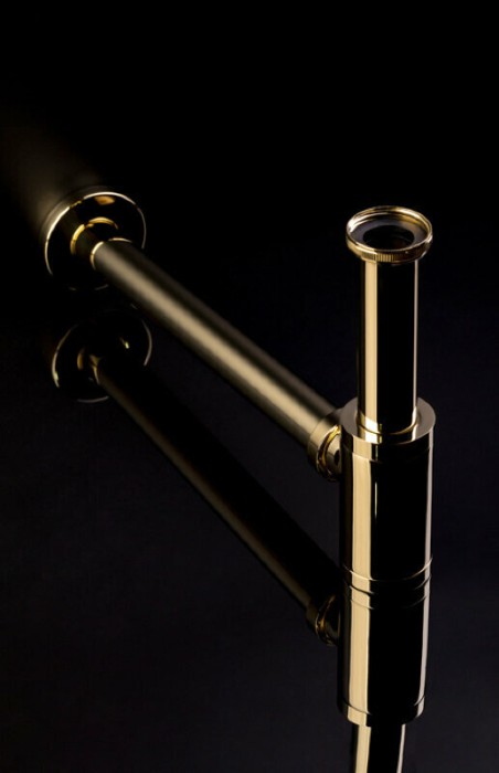 Сифон для раковины, золото, Boheme 608-2