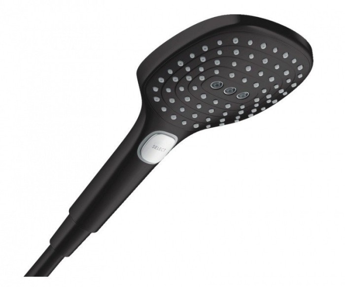 Ручной душ Raindance Select E Hansgrohe, черный арт. 26520670