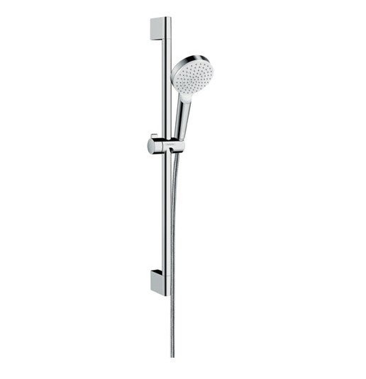 Душевой гарнитур со штангой 65см Crometta Hansgrohe, белый, хром арт. 26533400