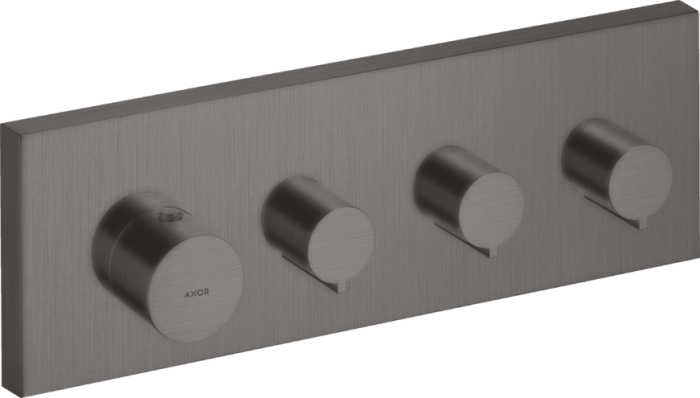 Термостат для душа ShowerSolutions Axor, шлифованный черный хром арт. 10751340