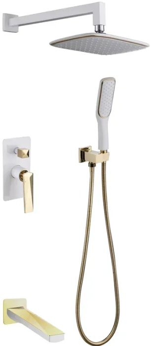 Душевая система, White gold, Venturo Boheme 384-W-2