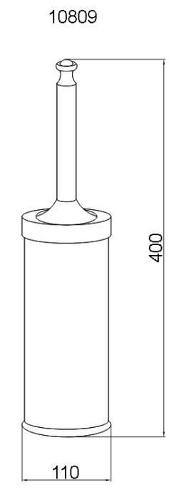Ершик для унитаза, Boheme provanse, Boheme 10809