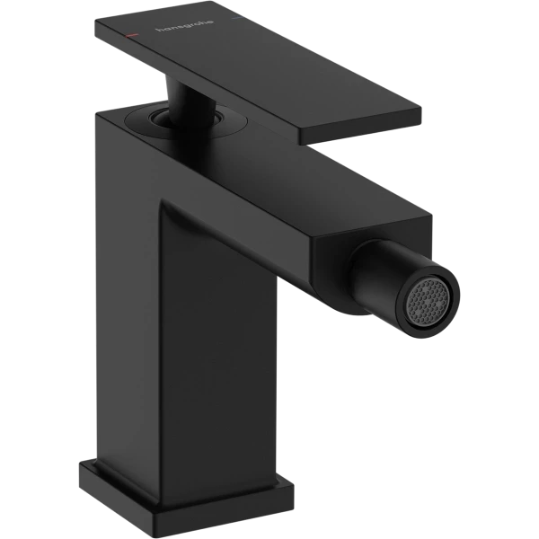 Смеситель для биде со сливным гарнитуром, Hansgrohe Tecturis E, чёрный арт. 73200670
