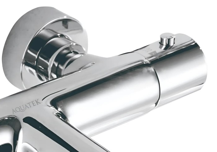 Термостатический смеситель для ванны, Aquatek Вега, хром арт. AQ1043CR