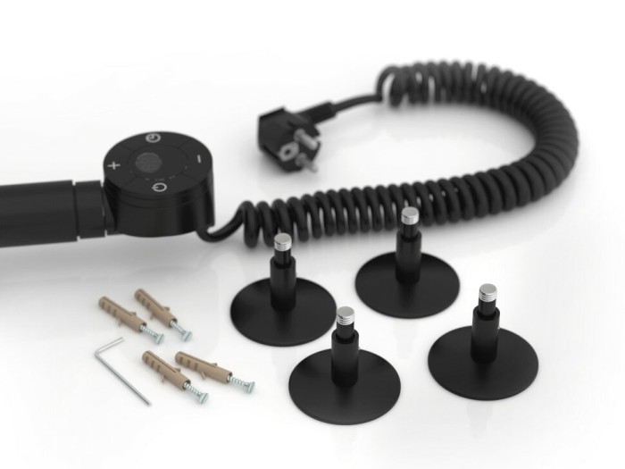 Стилье Электрический полотенцесушитель 600x400, Формат 22, 31522-6040 цвет: матовый чёрный