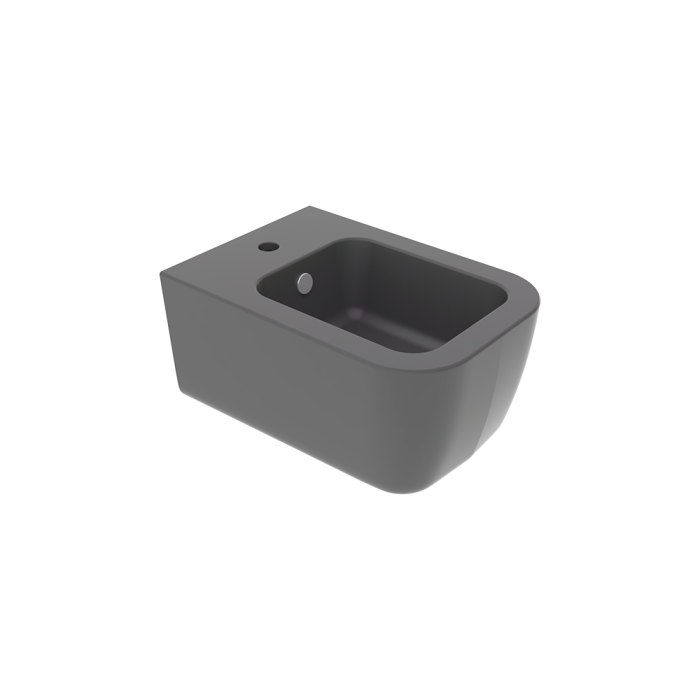 Биде подвесное пепел матовый, GSG Ceramic Design Brio, BRBISO021