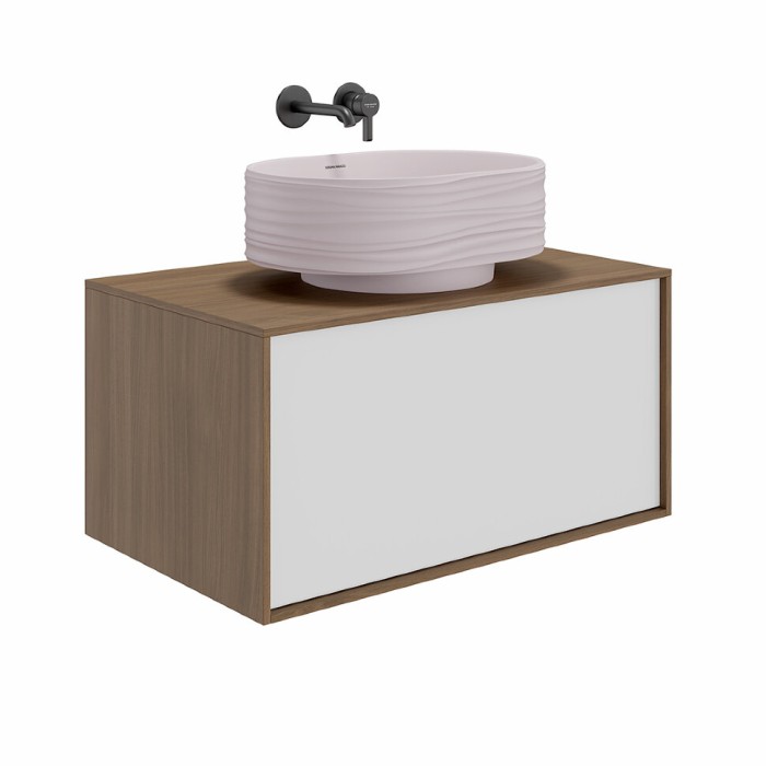 Раковина накладная 50x36,6см, Sabbia Kerama Marazzi, розовый - SA.wb.50\MAL