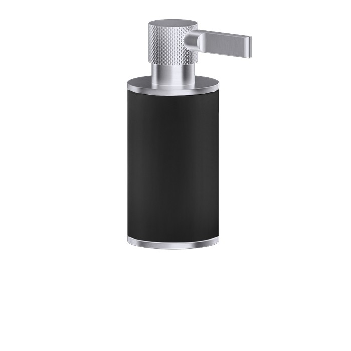 Дозатор для жидкого мыла настольный, Gessi Inciso, черный/finox арт. 58538#149