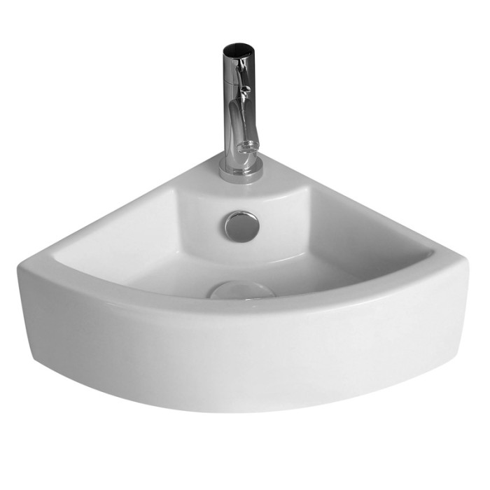 Раковина 43.5х31х12.5, угловая, белая, Azario - AZ-4299