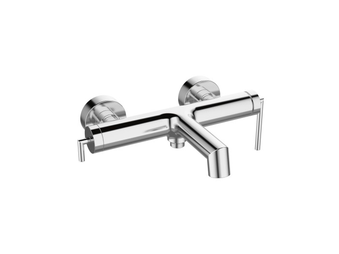 Смеситель для ванны и душа BelBagno, глянцевый хром, ACQUA, однорычажный арт. ACQUA-VASM-CRM