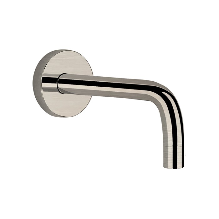 Настенный излив короткий, Gessi Emporio Via tortona, finox brushed nickel арт. 38780#149