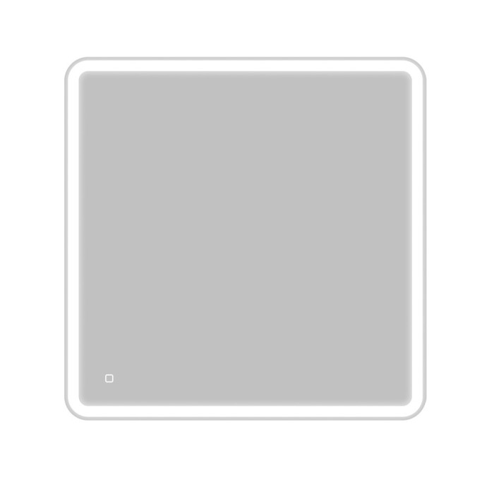 Зеркало 80x80, квадратное, с встроенным светильником и сенсорным выключателем, BelBagno Marino арт. SPC-MAR-800-800-LED-TCH
