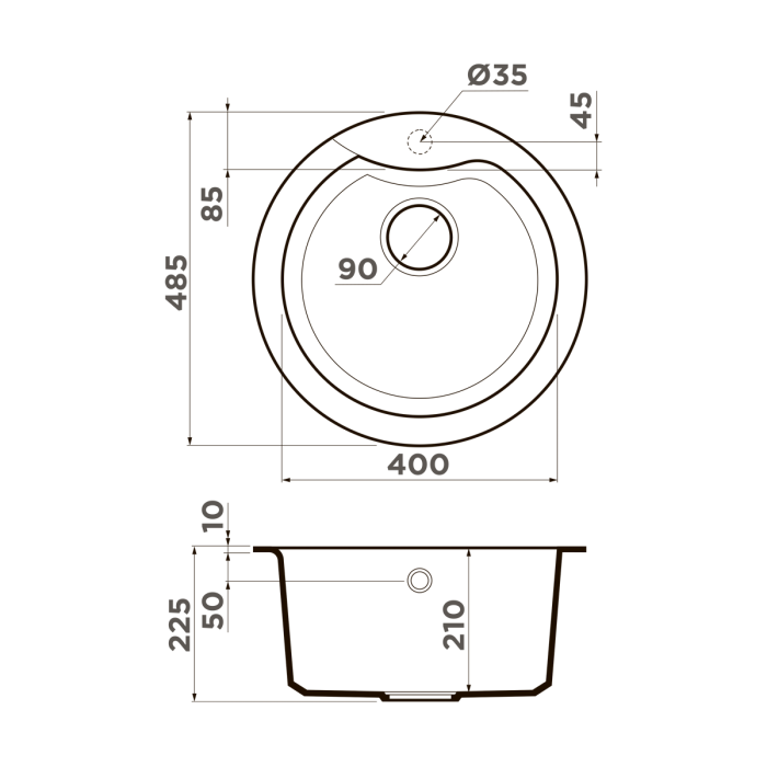 Кухонная мойка Omoikiri Yasugata 48R-WH Tetogranit, цвет белый арт. 4993133