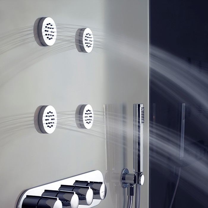Боковая форсунка, Gessi Body Jets, хром арт. 32971#031