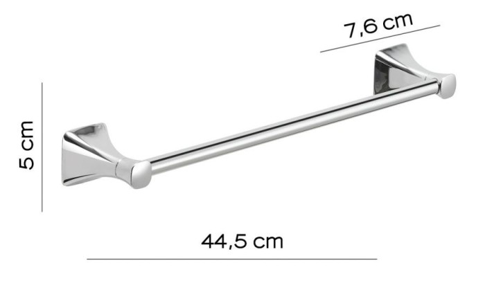 Полотенцедержатель 44.5 см Cervino Gedy, CE21/45(13) цвет: хром