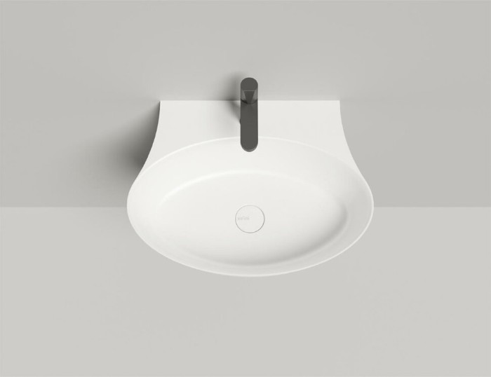 Раковина накладная 58x45, матовая, Salini ALDA WALL арт. 140322MRF