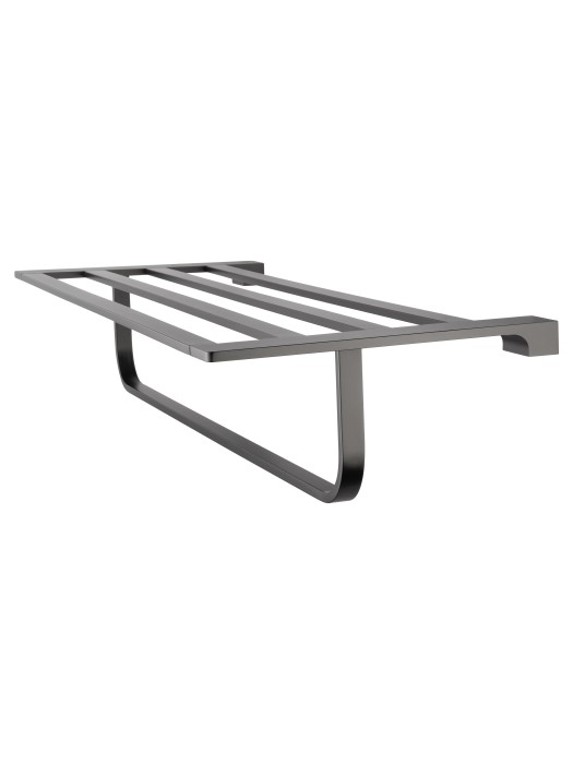 Полотенцедержатель с полкой, Wonzon & Woghand Eclipse, WW-9181-GM цвет: графит