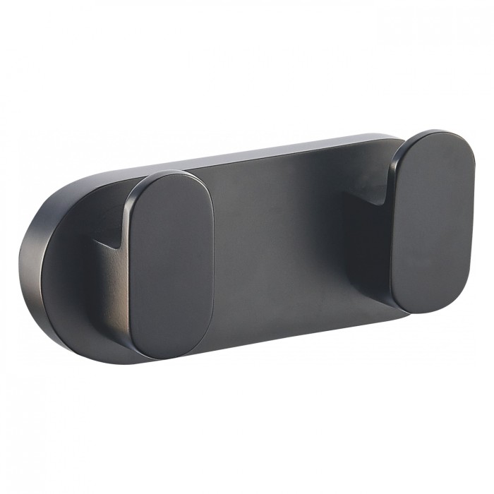 Двойной крючок для ванной, Wonzon &amp; Woghand Carbon, WW-7725 цвет: черный