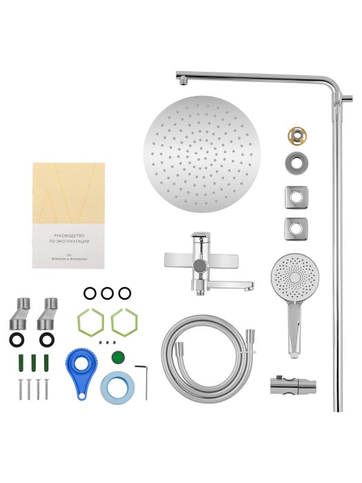 Душевая система, Wonzon & Woghand Frame, WW-88739010-CR цвет: хром