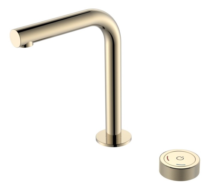 Смеситель автоматический для раковины на 2 отв. Gold, Boheme Tech - 158-G